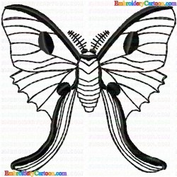 Butterfly 500 Embroidery Design