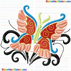 Butterfly 504 Embroidery Design