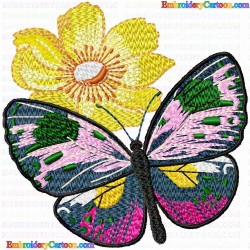 Butterfly 505 Embroidery Design