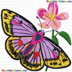 Butterfly 507 Embroidery Design