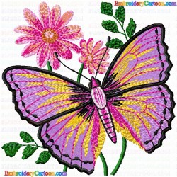 Butterfly 508 Embroidery Design