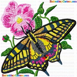 Butterfly 510 Embroidery Design