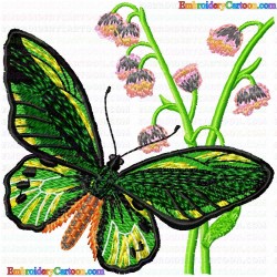 Butterfly 511 Embroidery Design