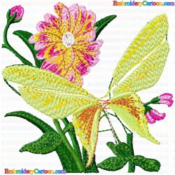 Butterfly 513 Embroidery Design