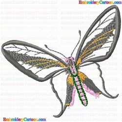 Butterfly 514 Embroidery Design