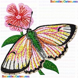 Butterfly 515 Embroidery Design