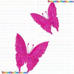 Butterfly 518 Embroidery Design