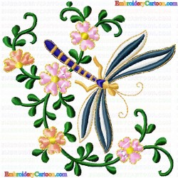 Butterfly 51 Embroidery Design