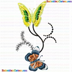 Butterfly 522 Embroidery Design