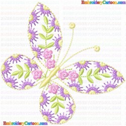 Butterfly 536 Embroidery Design