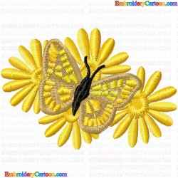 Butterfly 540 Embroidery Design