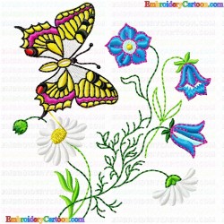 Butterfly 541 Embroidery Design