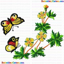 Butterfly 546 Embroidery Design