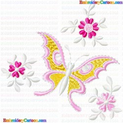 Butterfly 60 Embroidery Design