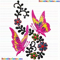 Butterfly 61 Embroidery Design