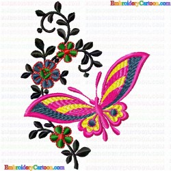 Butterfly 62 Embroidery Design