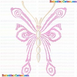 Butterfly 66 Embroidery Design