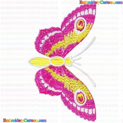 Butterfly 68 Embroidery Design