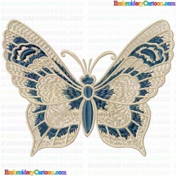 Butterfly 74 Embroidery Design