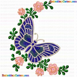 Butterfly 75 Embroidery Design