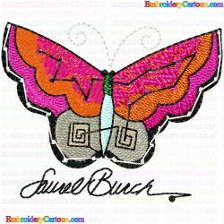 Butterfly 76 Embroidery Design