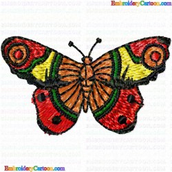 Butterfly 77 Embroidery Design