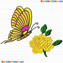 Butterfly 80 Embroidery Design