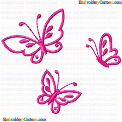 Butterfly 81 Embroidery Design