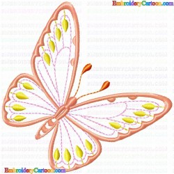 Butterfly 86 Embroidery Design