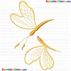 Butterfly 90 Embroidery Design