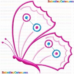 Butterfly 92 Embroidery Design