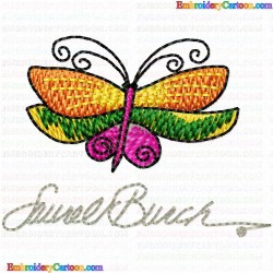 Butterfly 99 Embroidery Design