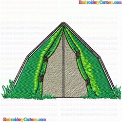 Camping 17 Embroidery Design