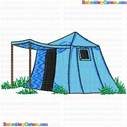 Camping 18 Embroidery Design
