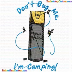 Camping 28 Embroidery Design