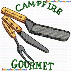 Camping 31 Embroidery Design