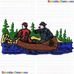 Camping 4 Embroidery Design