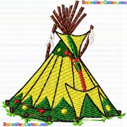 Camping 8 Embroidery Design