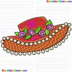 Cap 23 Embroidery Design