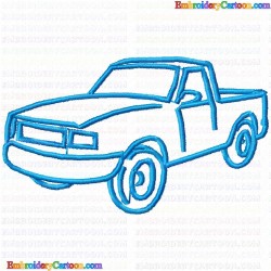 Car Silhouette 12 Embroidery Design