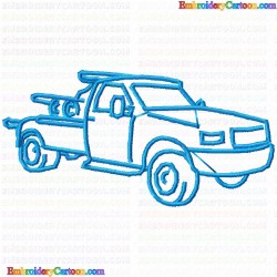 Car Silhouette 16 Embroidery Design