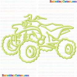 Car Silhouette 20 Embroidery Design