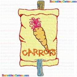 Carrot 11 Embroidery Design