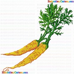 Carrot 16 Embroidery Design