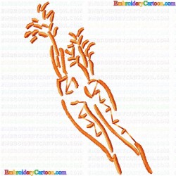 Carrot 20 Embroidery Design