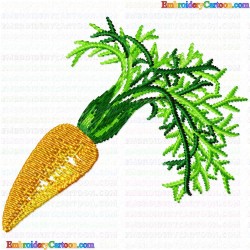 Carrot 4 Embroidery Design