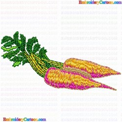 Carrot 8 Embroidery Design