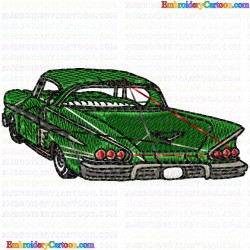 Cars 134 Embroidery Design