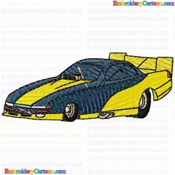 Cars 16 Embroidery Design