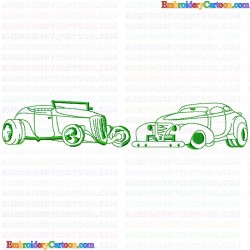 Cars 23 Embroidery Design